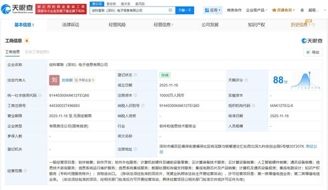 招商創科在深成立電子信息公司，聚焦計算機軟硬件批發業務